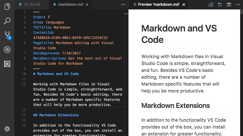 Changing the Markdown preview style